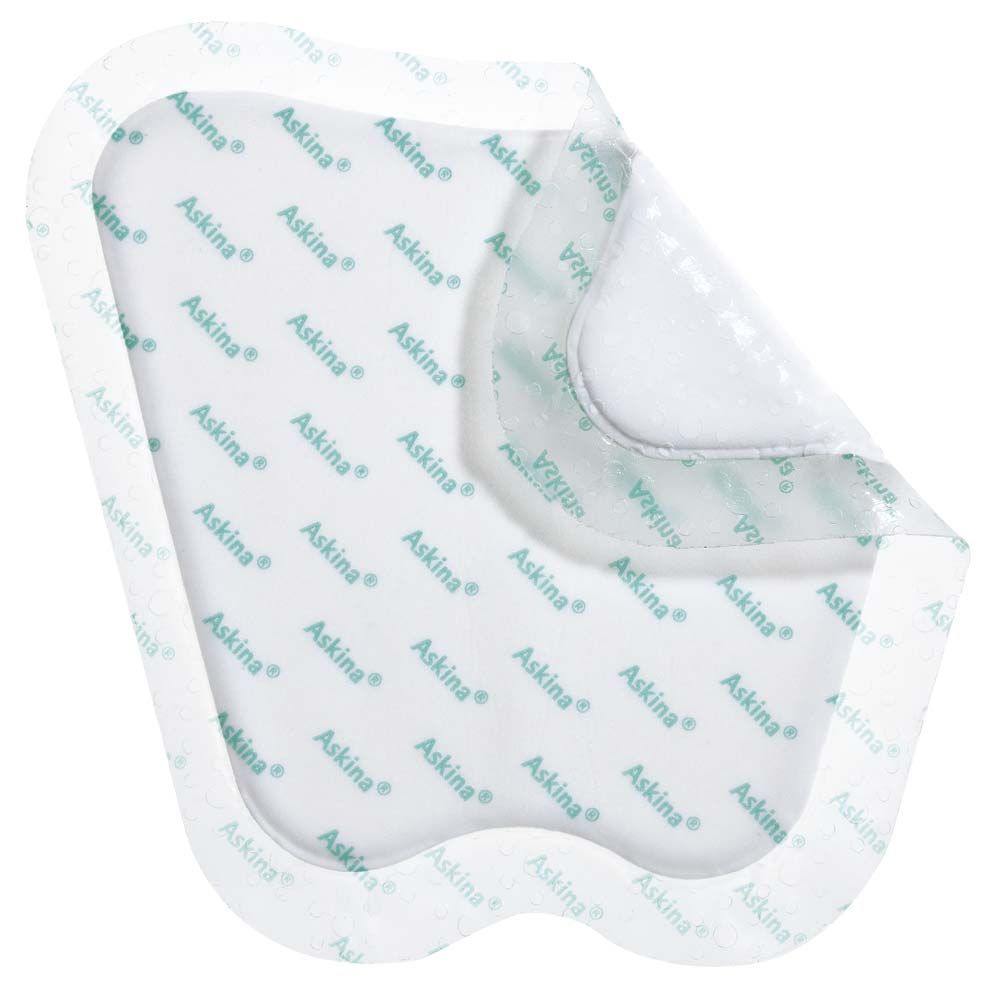B.Braun Askina® DresSil Schaumstoffverband für Sakrum, weiß, gekrümmt