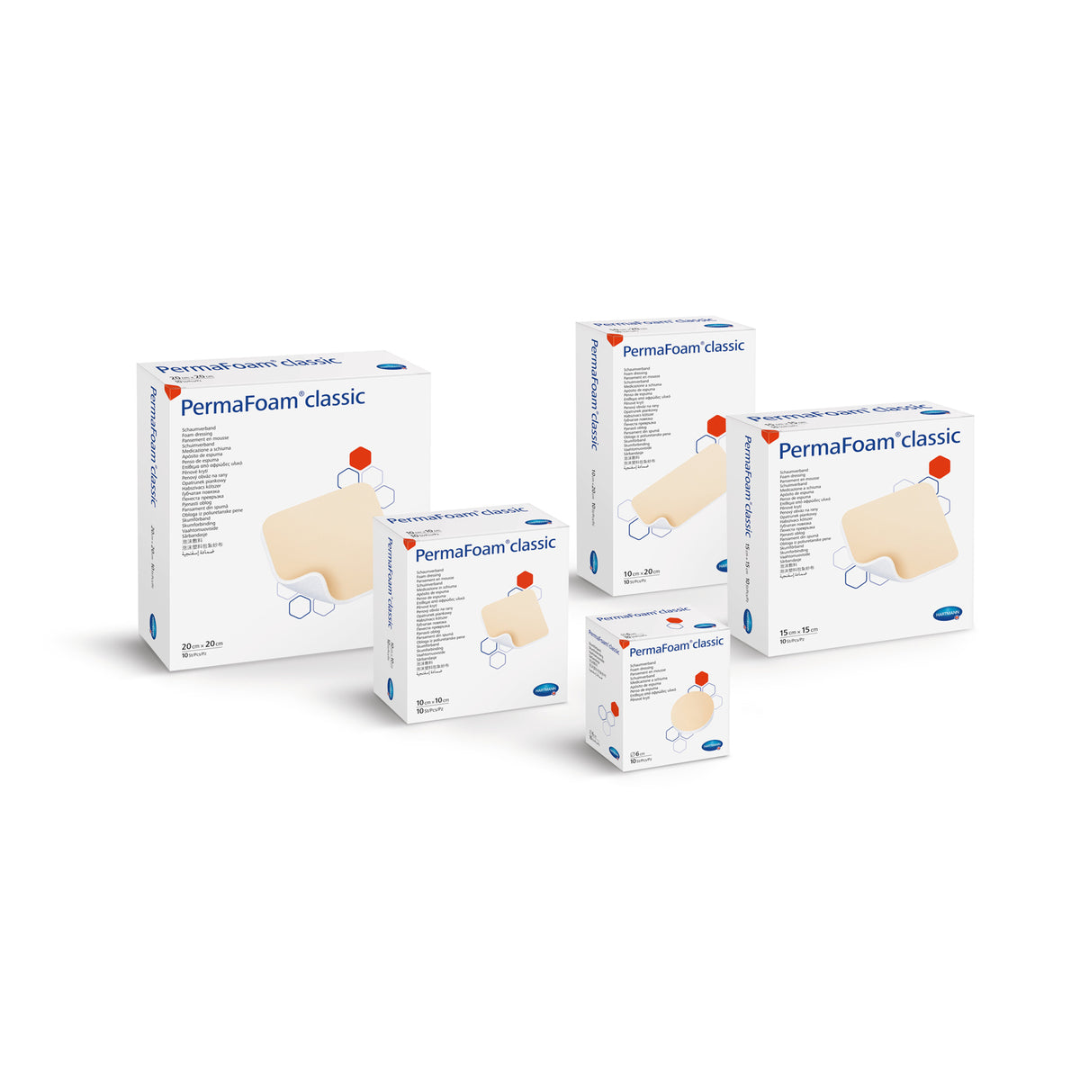 Hartmann PermaFoam® Classic Schaumverband-Packungen, verschiedene Größen
