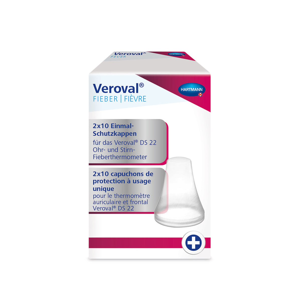 Schutzkappen für Infrarot-Fieberthermometer, 20er-Pack, Hartmann Veroval®