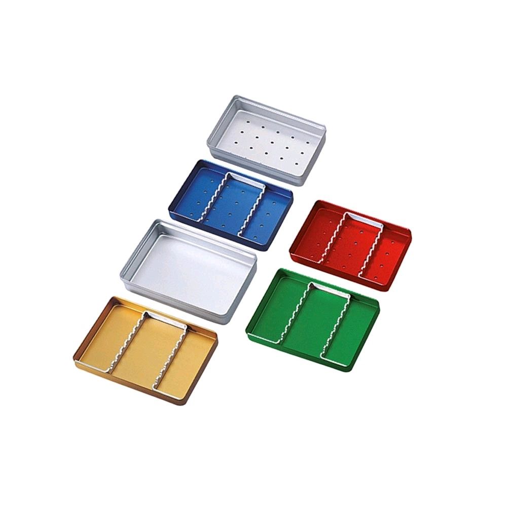 Mini-Tray-Deckel aus Aluminium, gelocht, silbern mit mehreren Öffnungen