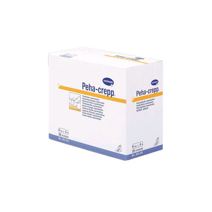 Peha-crepp Fixierbinde von Hartmann, weiße Kartonbox mit Logo