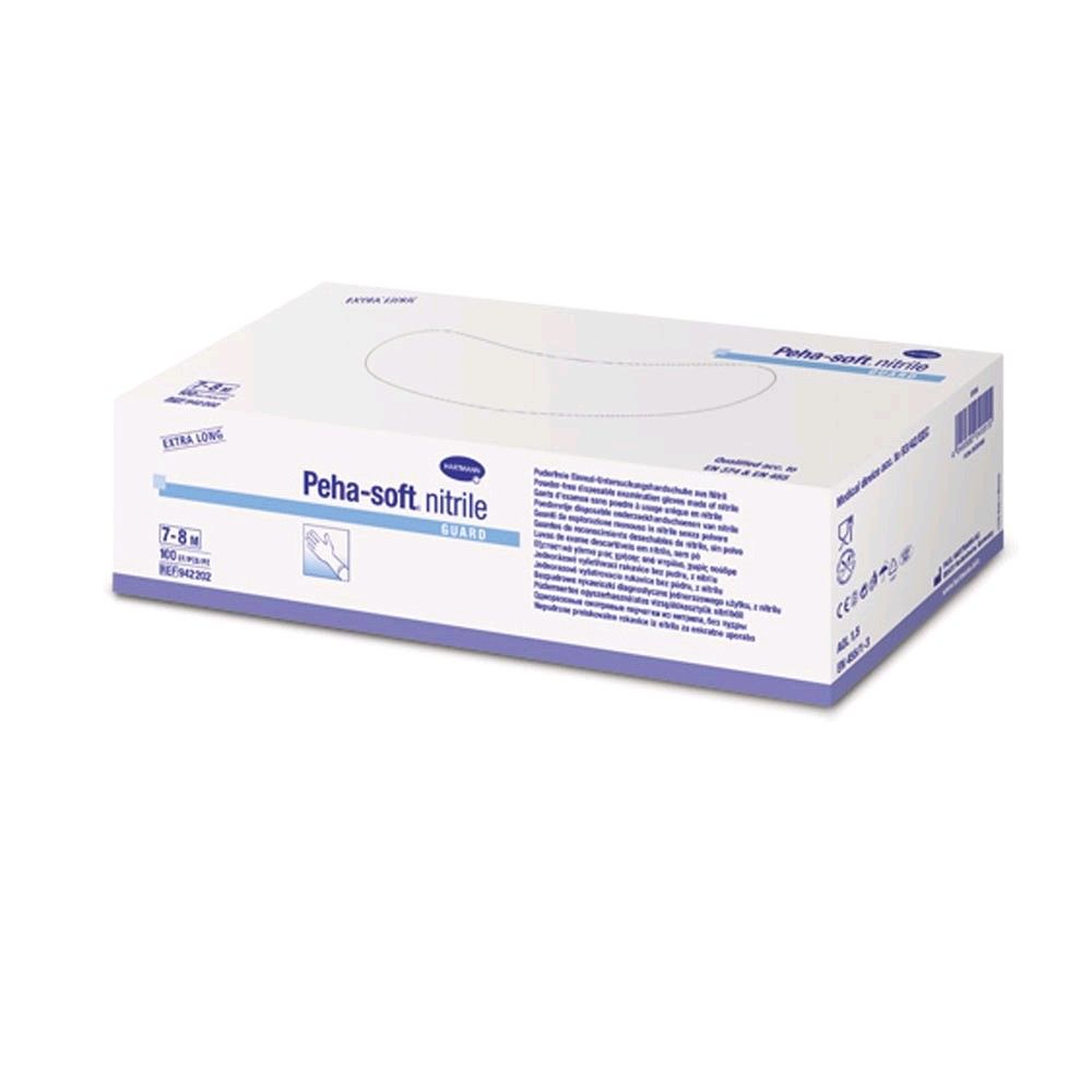 Nitril-Einmalhandschuhe blau, puderfrei, in Umverpackung