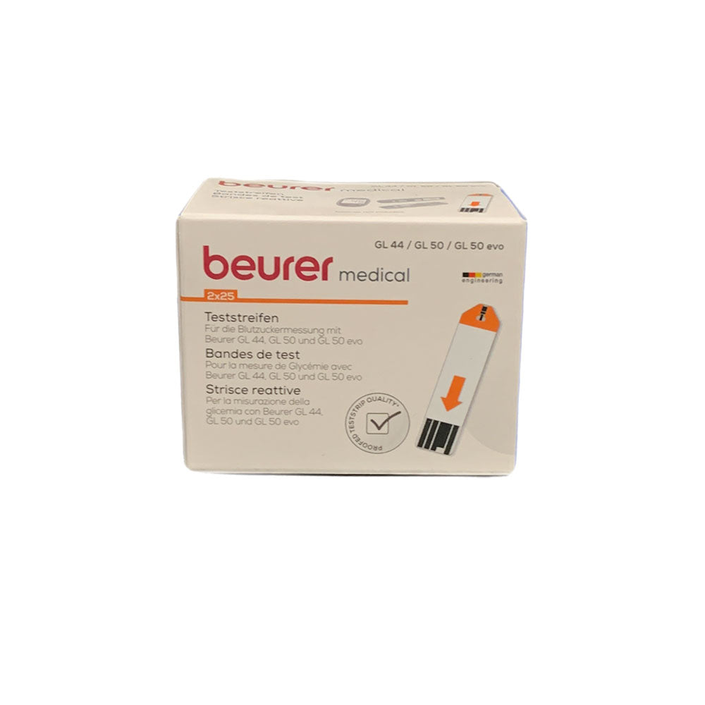 Blutzuckerteststreifen-Box Beurer medical für GL 44/GL 50/GL 50 evo