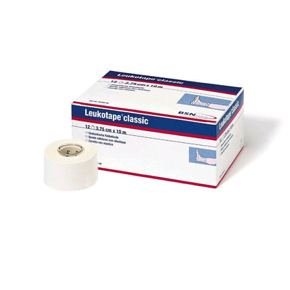 BSN Leukotape classic Tapeverband-Rolle, weiß, mit Verpackungskarton