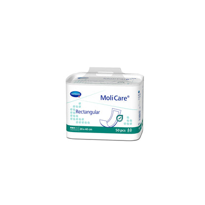 Rechteckige Inkontinenzeinlage in Packung, MoliCare® Rectangular, 20×40 cm