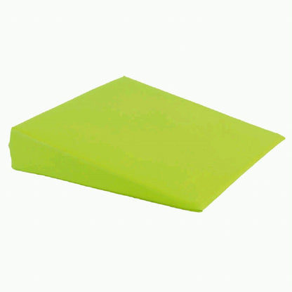 Sitzkeilkissen aus Kunstleder, eckig, grün