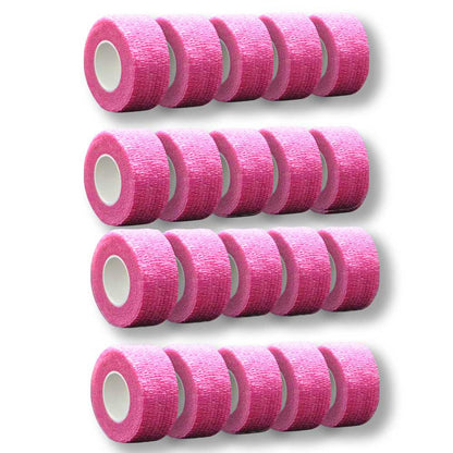 MC24® Fingertape 2,5 cm x 4,5 m, pink, kohäsiv, Rollen im Set