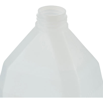 Flaschenhals mit Schraubverschluss einer 1‑Liter Isopropanol-Flasche aus Kunststoff