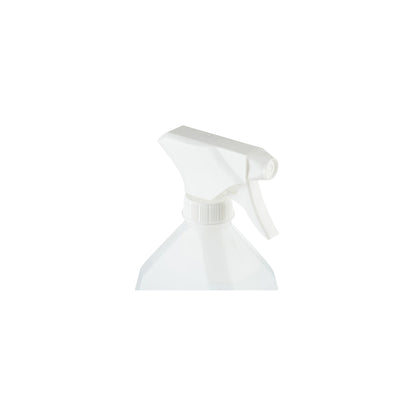 Sprühaufsatz an einer 1‑Liter Isopropanol-Flasche, ausklappbarer Sprühkopf