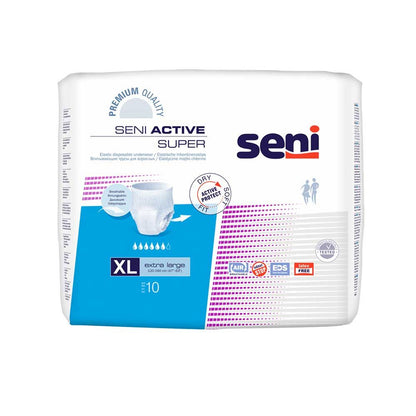 Seni Active Super Inkontinenzslips, Verpackung, Größe XL, 10 Stück