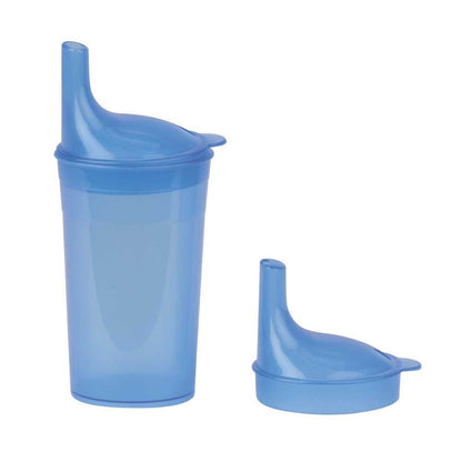 Behrend Trinkbecher-Set mit zwei Mundstücken, blau, 250 ml