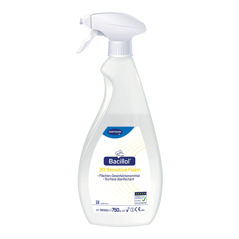 Bacillol® 30 Sensitive Foam gebrauchsfertiges Flächendesinfektionsmittel, Sprühflasche