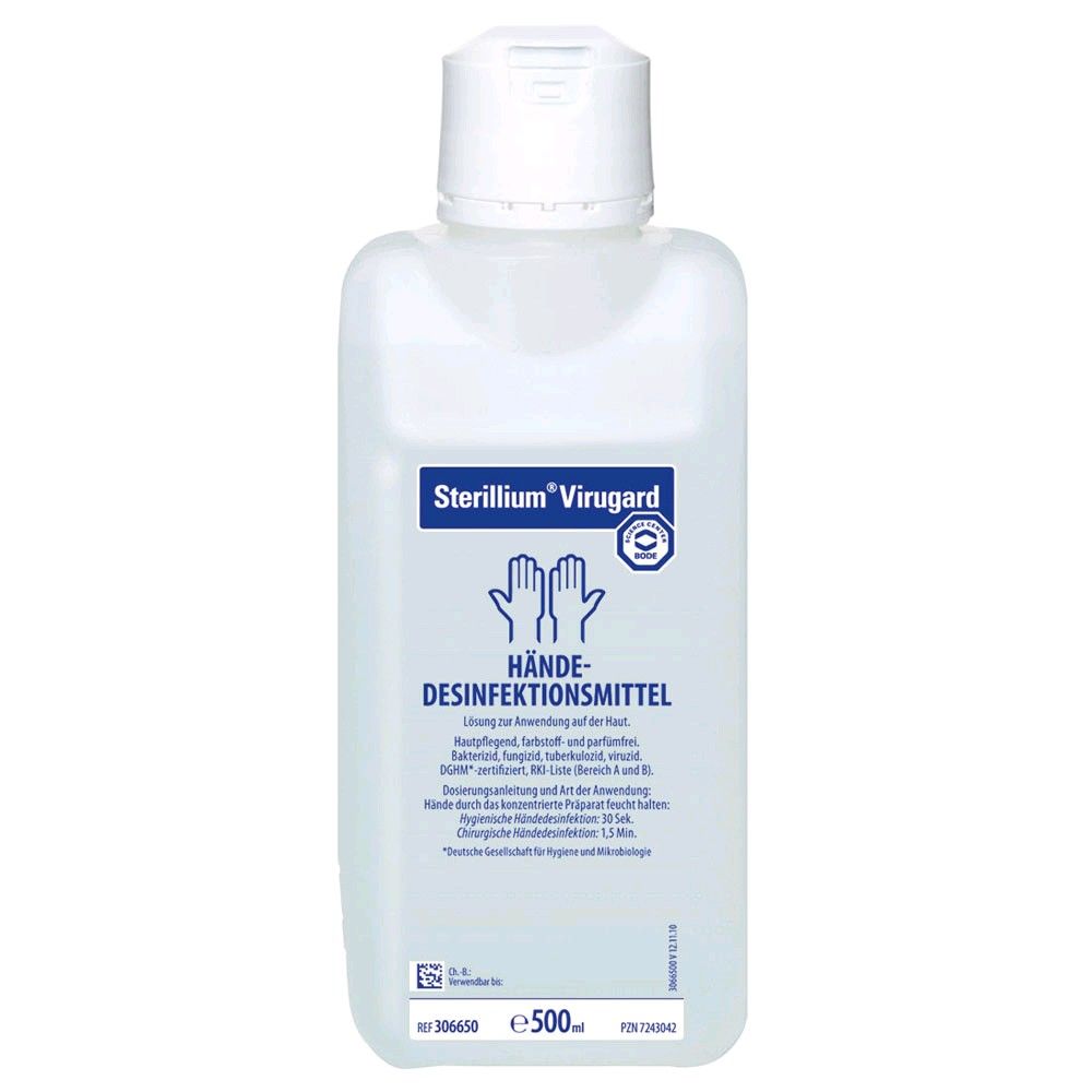 Handdesinfektionsmittel Sterillium Virugard 500 ml mit Hände-Icon