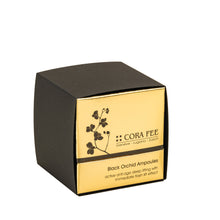 Cora Fee Black Orchid Ampullen in schwarzer & goldener Verpackungsbox