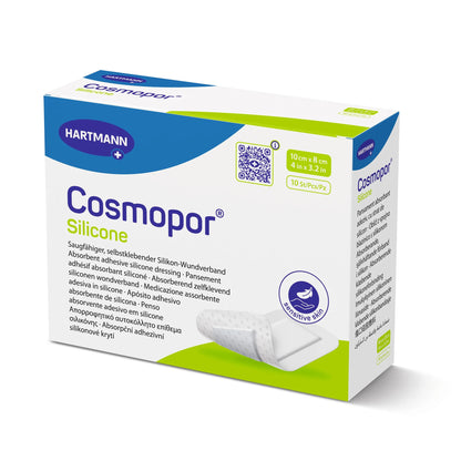 Hartmann Cosmopor® Silikon Wundschnellverband 10 x 8 cm, 10 St.