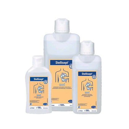 Antimikrobielle Waschlotion von Bode, Stellisept med, 100/500/1000 ml Flaschen-Set