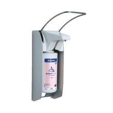 BODE Metall-Eurospender mit kurzem Hebel, 500/1000 ml, mit Flascheinsatz