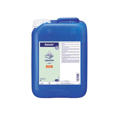 Baktolin sensitive wash Waschlotion, blauer Kanister mit Rückseitenetikett (5 l)