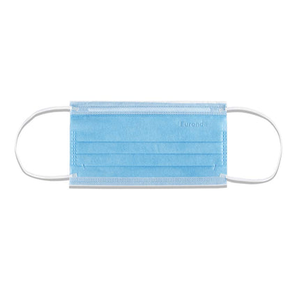Blauer 4-lagiger OP-Mundschutz mit Ohrschlaufen, Euronda Monoart Protection