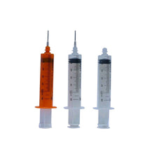 Ecoject plus Perfusion-Infusionsspritzen-Set: 3 Spritzen mit Skala, 50 ml, orange & 2 transparent