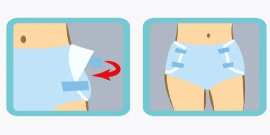 Cómo poner correctamente pañales para adultos