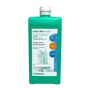 Désinfectant RKI Désinfection des mains B. Braun Softa-Man
