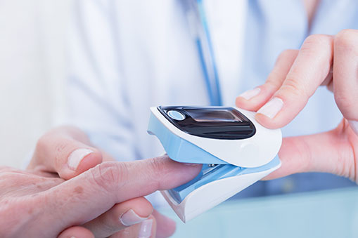 Medición del pulso mediante sensor dactilar