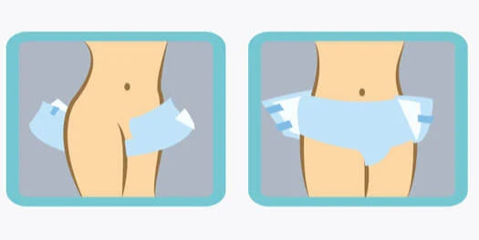 Cómo poner correctamente pañales para adultos